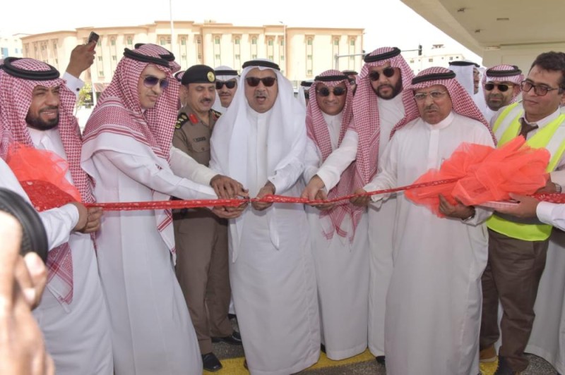 بالصور .. افتتاح نفق طريق الملك عبد العزيز