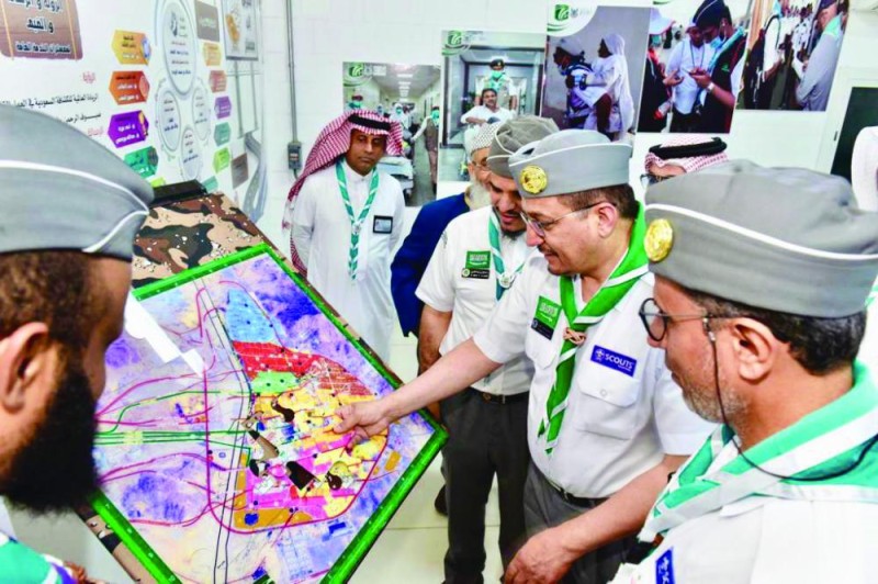 كشافة تعليم الأحساء تنهي خدمة الحجاج لهذا العام