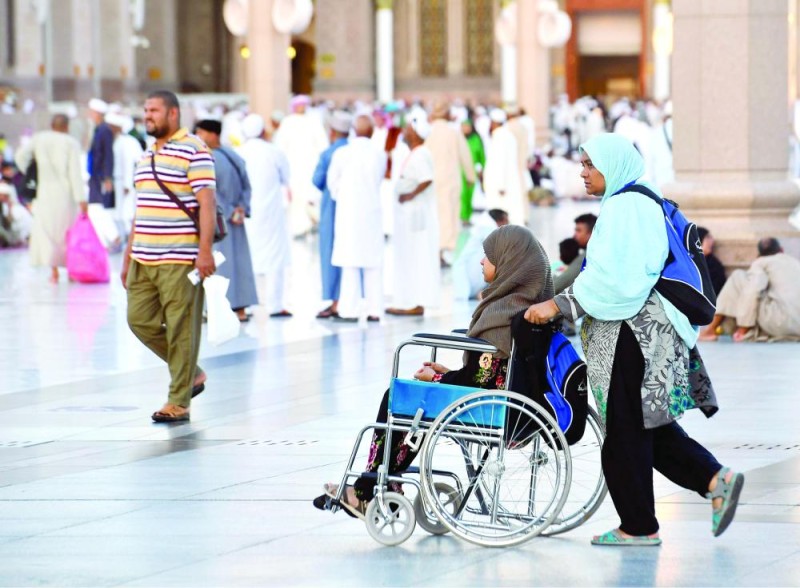 8 آلاف كرسي لذوي الإعاقة بالمسجد النبوي