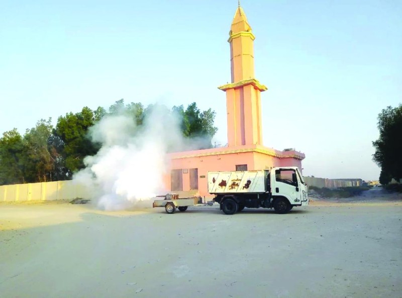 مكافحة البعوض والحشرات بجوف بني هاجر