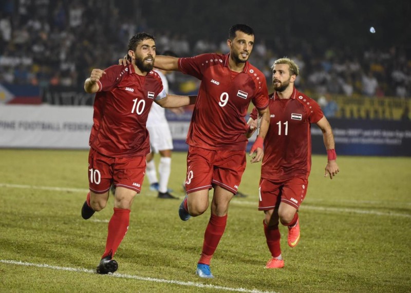 السومة يقود سوريا للفوز على الفلبين بخماسية