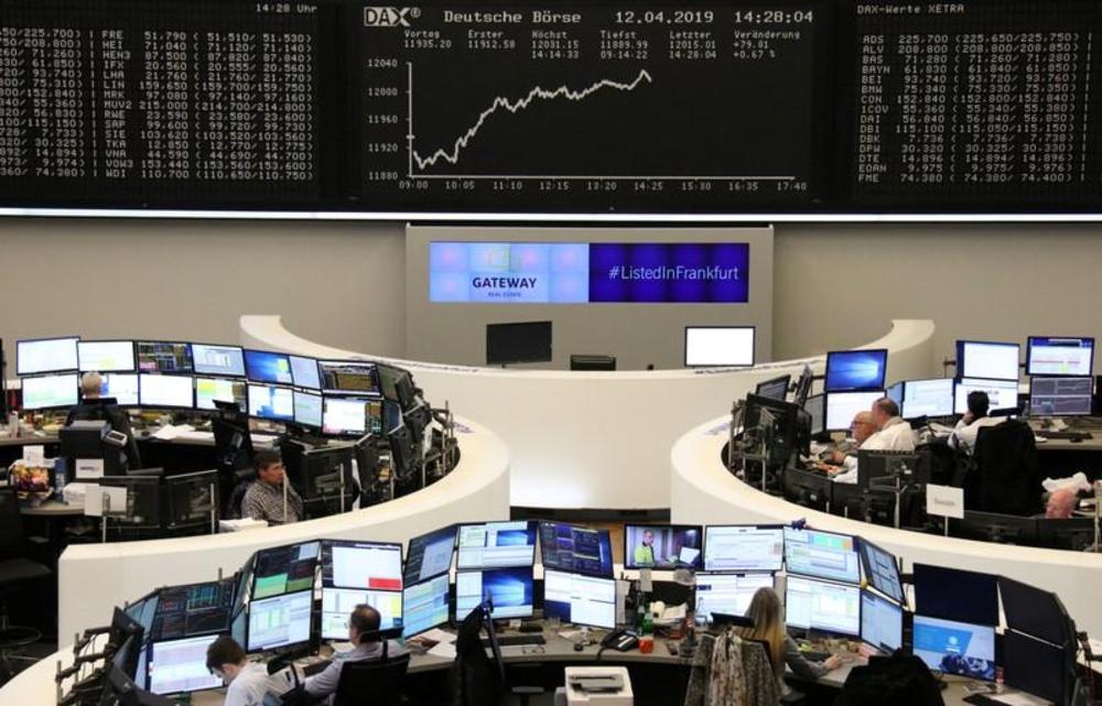 ارتفاع الأسهم الأوروبية في بداية تعاملات اليوم