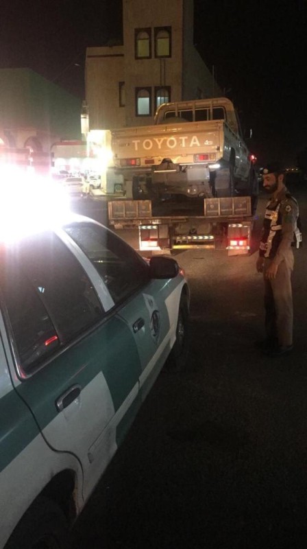 عسير.. القبض على «سائق الرصيف» المتهور
