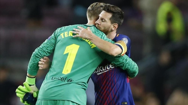 حارس «برشلونة»: من حق ميسي تقرير مصيره