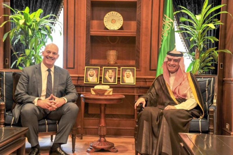 الجبير يستقبل مساعد وزير الخارجية الأمريكي