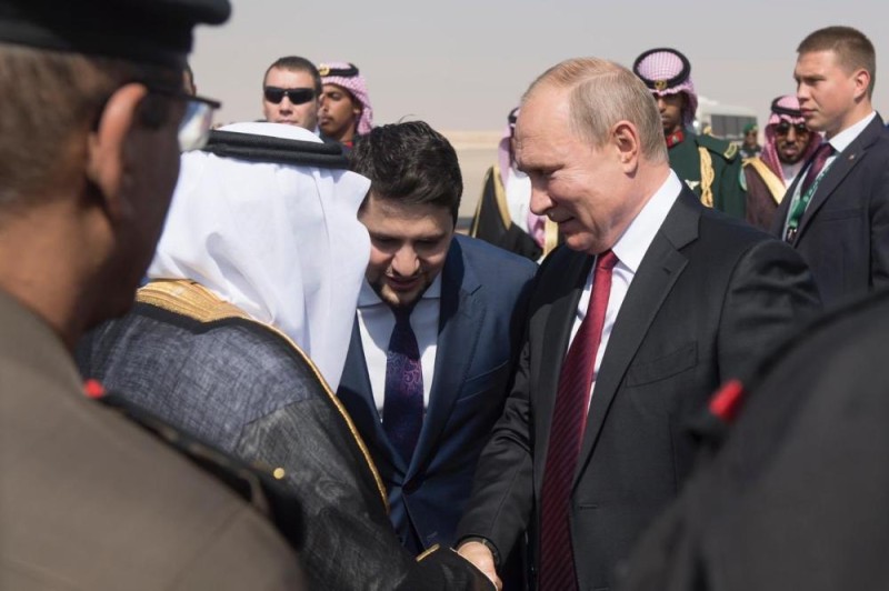 الرئيس الروسي يغادر الرياض