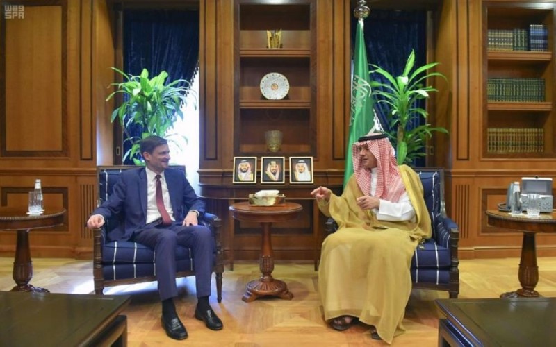 الجبير يستقبل وكيل وزارة الخارجية الأمريكي