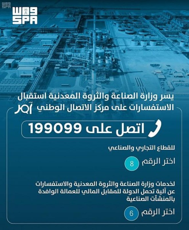 رقم موحد للاستفسار عن رسوم العمالة الوافدة