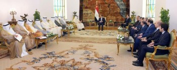 السيسي : أمن الخليج مرتبط بالأمن القومي المصري