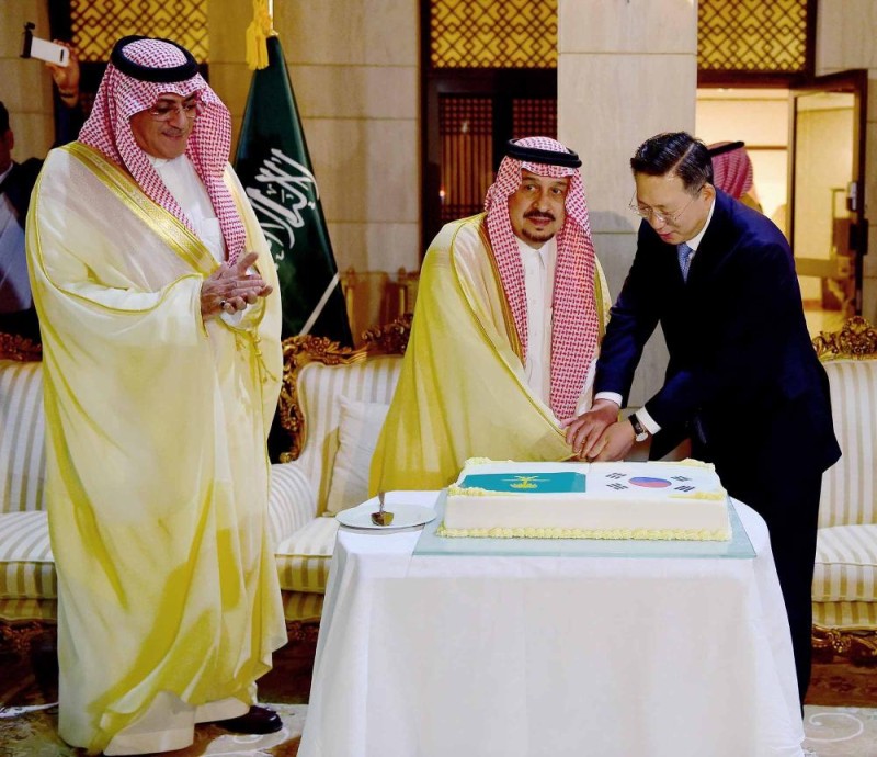 أمير الرياض يشرف حفل سفارة كوريا الجنوبية