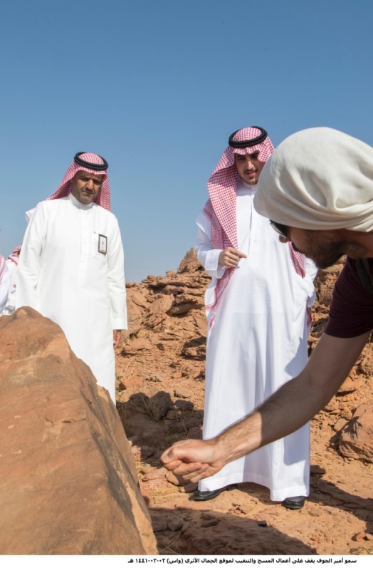 «الجمال» رسوم «منحوتة» في الجبل عمرها 2000 عام