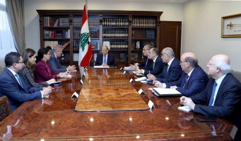 الرئيس اللبناني يلتقي مسؤولاً أممياً