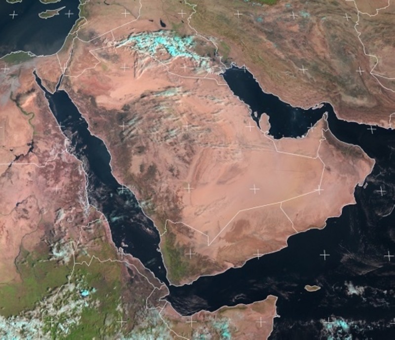 المؤشرات الجوية لمناطق المملكة