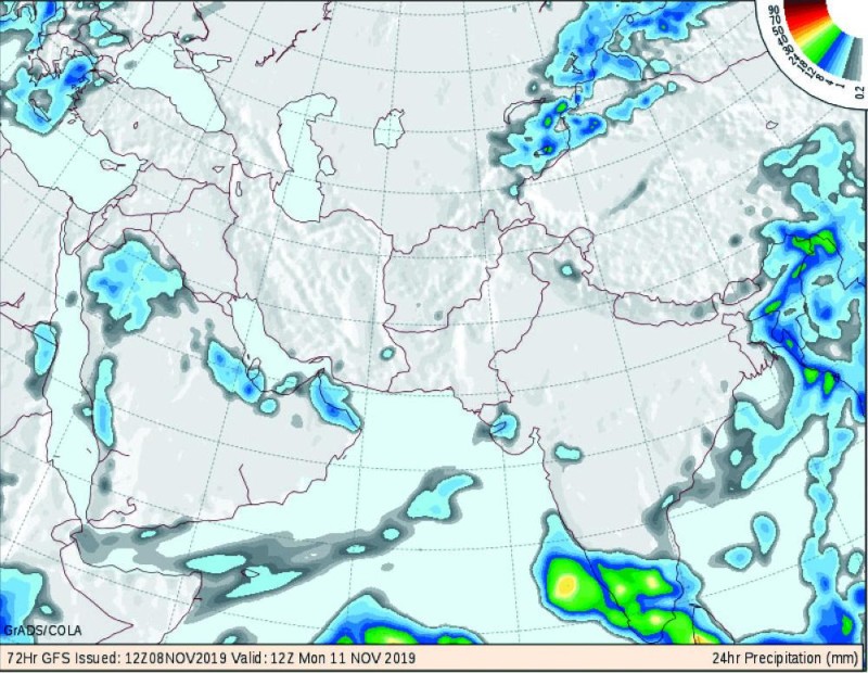 توقع هطول أمطار بالشرقية خلال 48 ساعة