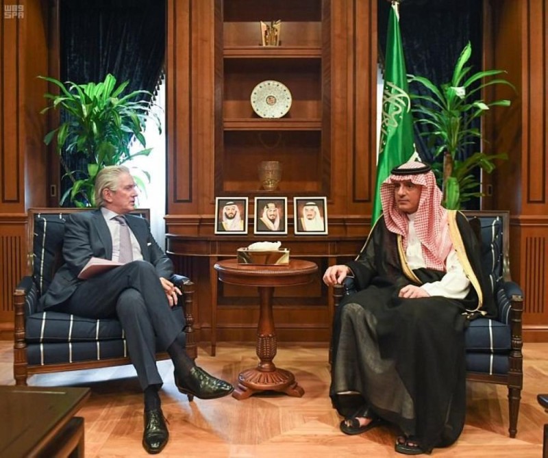 الجبير يستقبل سفيري فرنسا وألمانيا