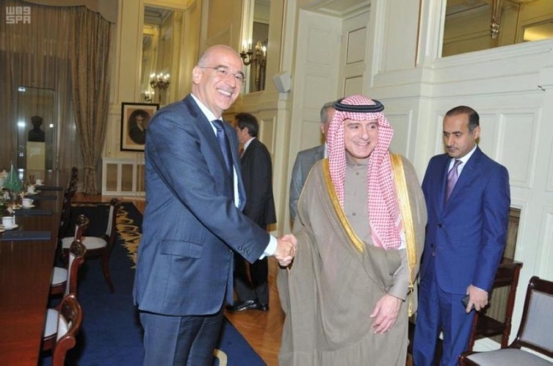 الجبير يزور البرلمان اليوناني