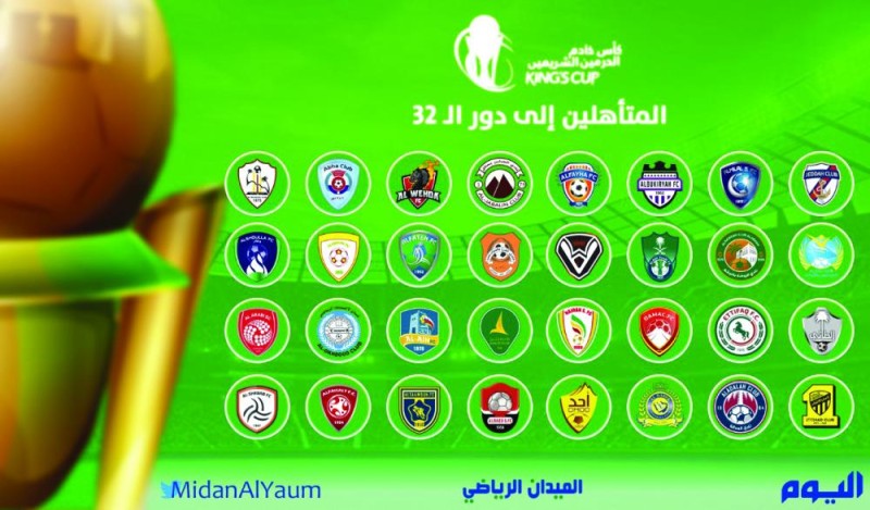 المفاجآت تحضر في الدور 64 لكأس الملك