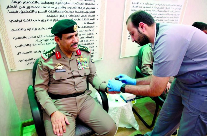 مدير الأمن العام يدشن فعاليات «عالمي» السكري