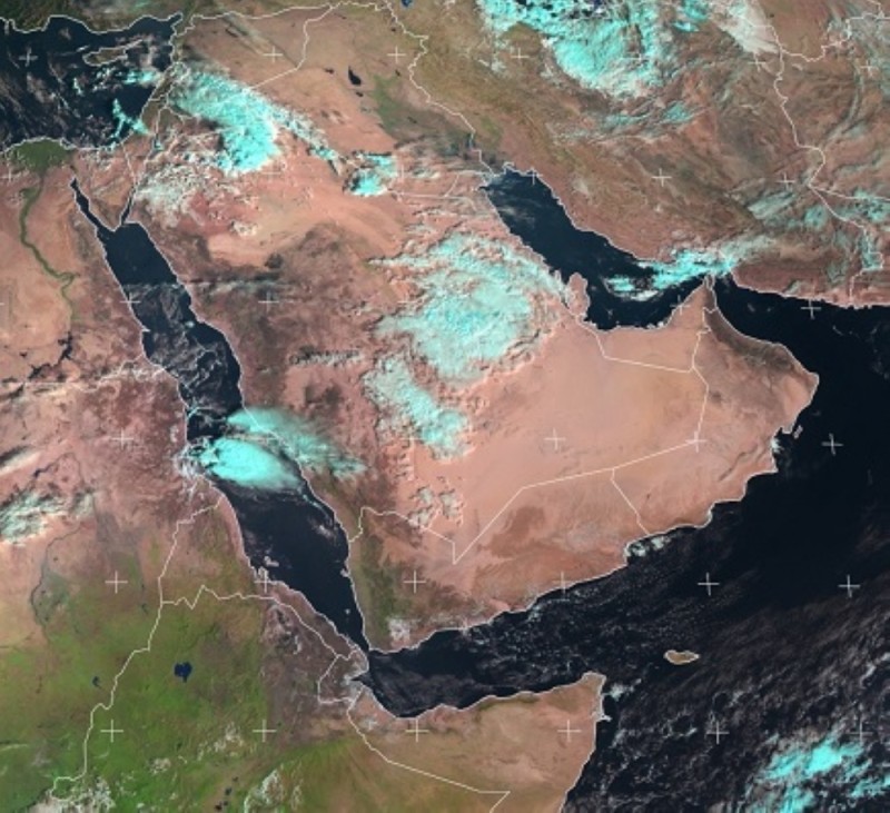 المؤشرات الجوية لمناطق المملكة لهذا اليوم