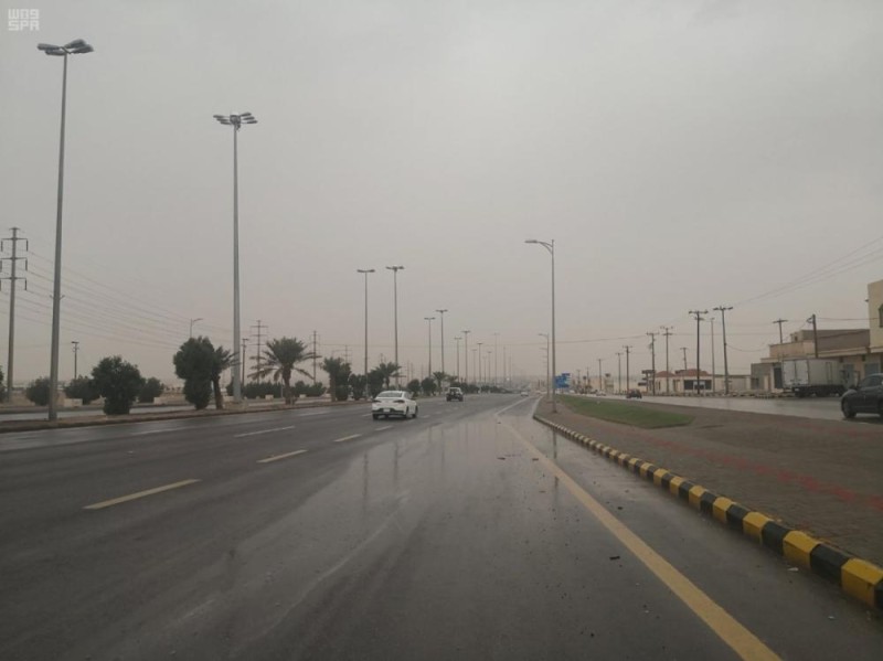 أمطار على حفر الباطن
