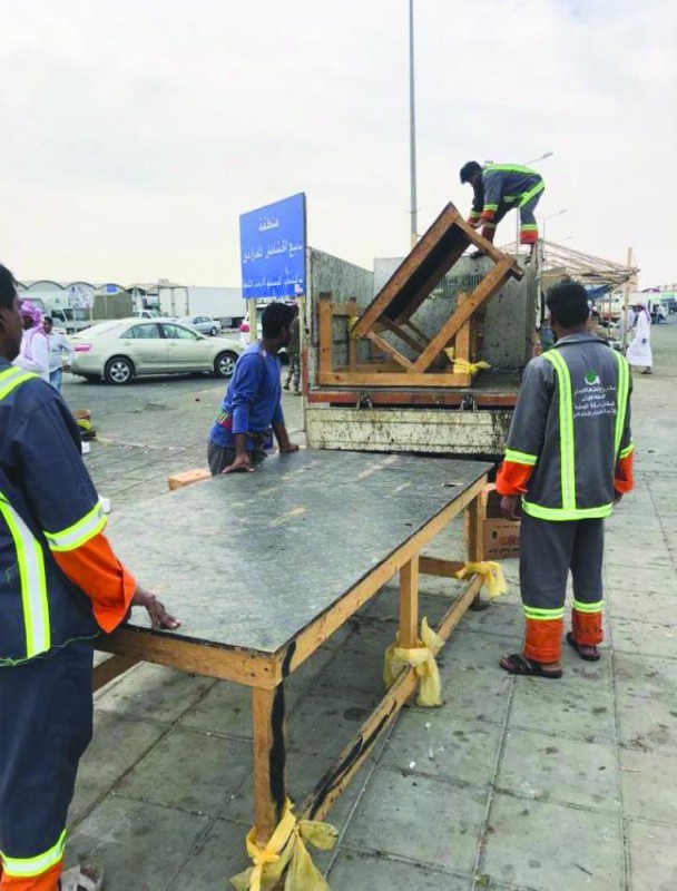 منع البسطات العشوائية المخالفة بالدمام