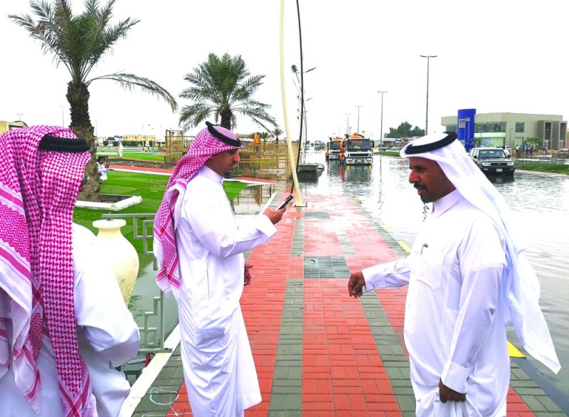 سحب التجمعات بطريق الملك عبدالعزيز