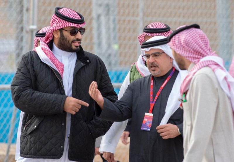 ولي العهد يشهد انطلاق «فورمولا إي» بالدرعية