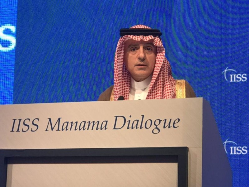 «الجبير» : يجب أن تفهم إيران أن العالم ضدها