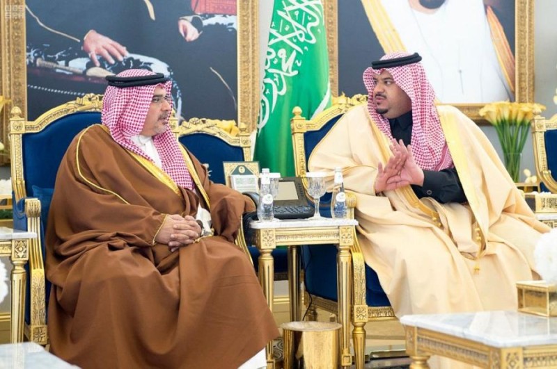 ولي عهد البحرين يغادر الرياض