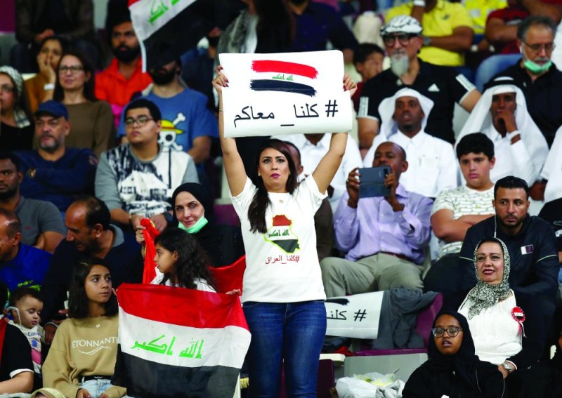 الجماهير العراقية تتغنى بالانتصار