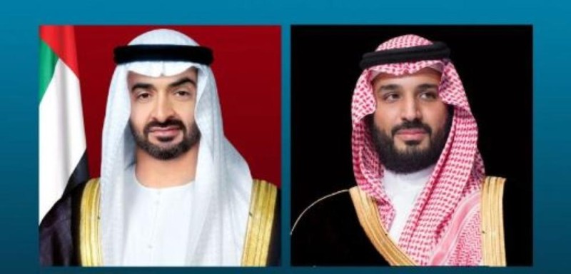ولي العهد يبعث برقية شكر لولي عهد أبو ظبي