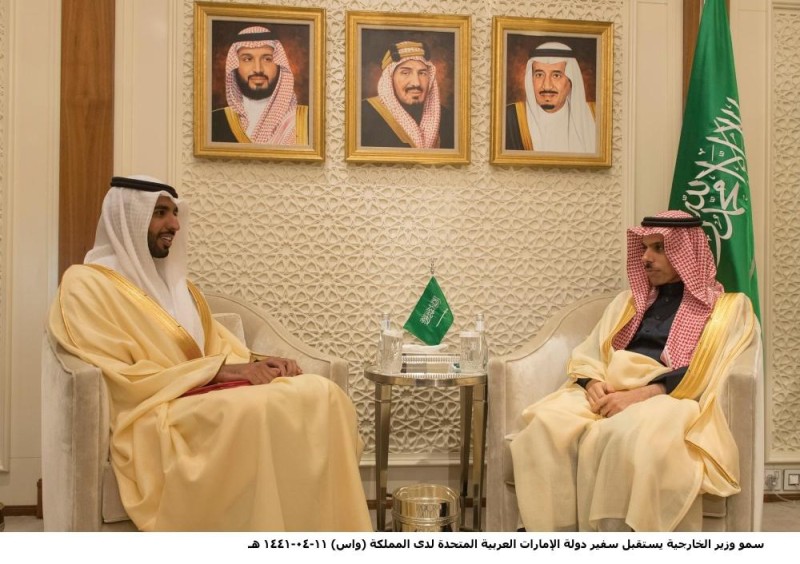 وزير الخارجية يبحث الموضوعات المشتركة مع سفير الإمارات