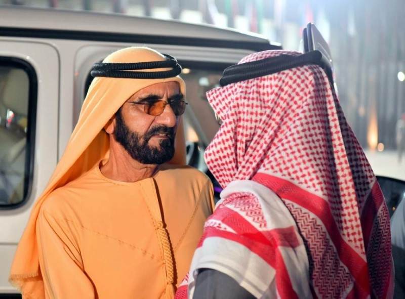 نائب رئيس الإمارات يغادر الرياض