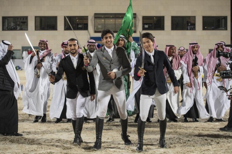 انطلاق مهرجان الدرعية للفروسية بمشاركة 151 فارس ا وفارسة