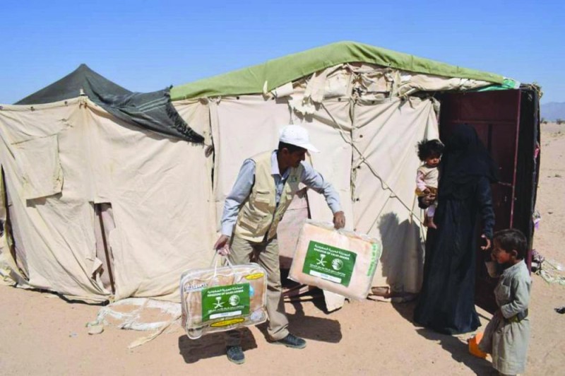 984 بطانية وبساطا لنازحي «عمران»