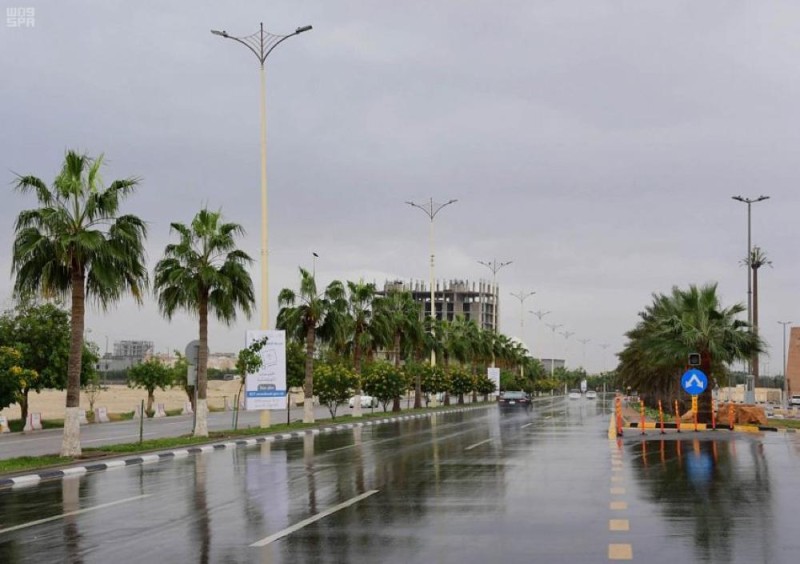 أمطار على حفر الباطن