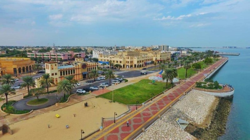 معدل تساقط الأمطار بالجبيل بلغ ٦٢ ملم