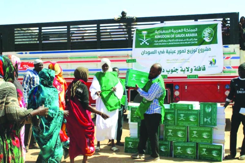 توزيع 3,300 كرتون تمور في السودان