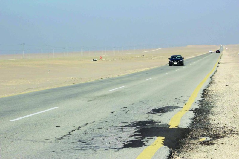 طريق الخفجي - أبرق الكبريت مسرح للحوادث