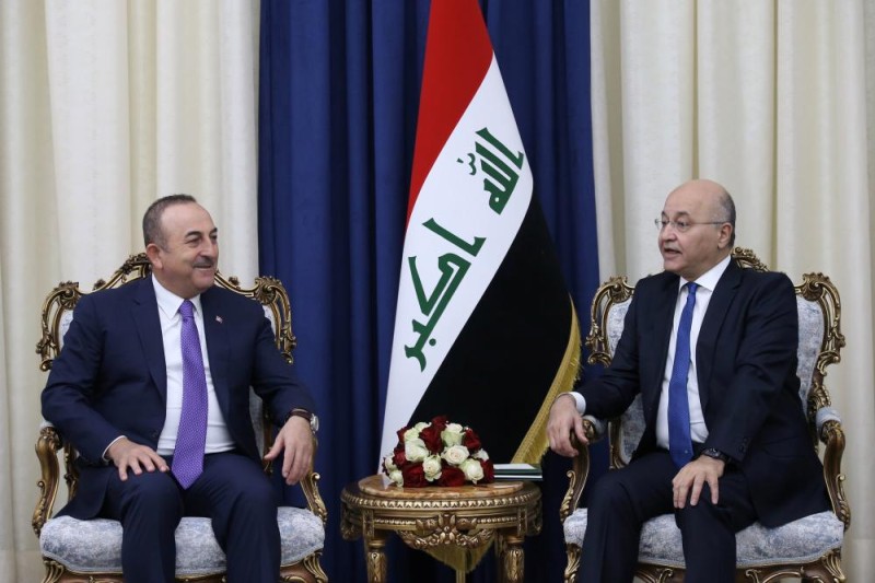 الرئيس العراقي لوزير الخارجية التركي : نرفض «الحرب بالوكالة»