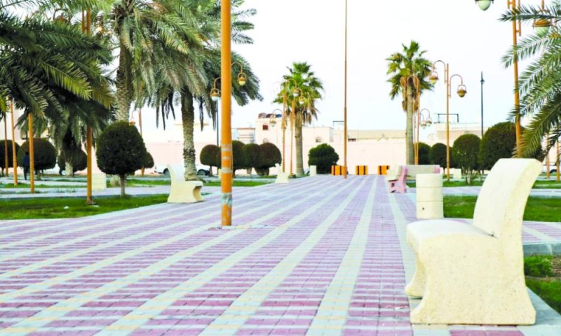 تهيئة حدائق ومتنزهات النعيرية للزوار