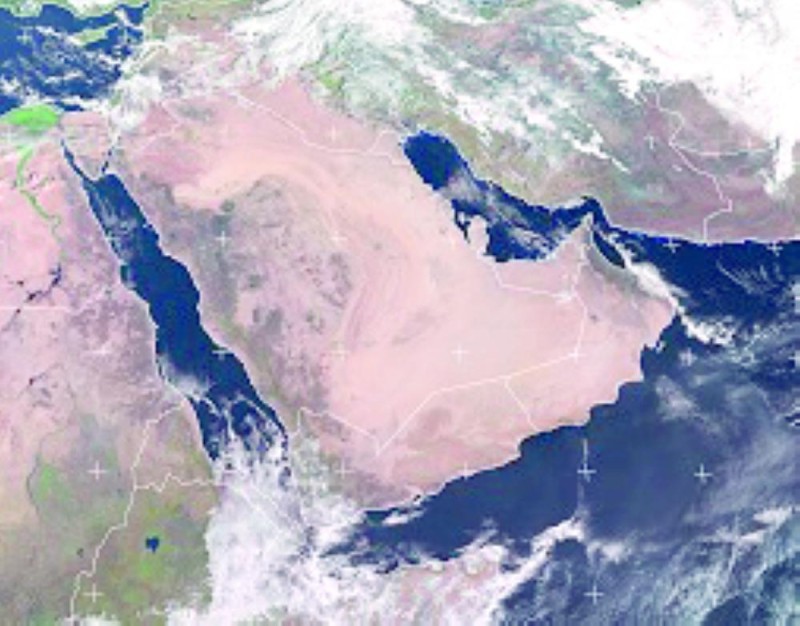 المؤشرات الجوية لمناطق المملكة