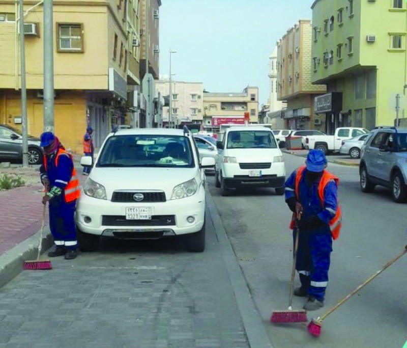 تكثيف حملات التنظيف والرقابة برأس تنورة