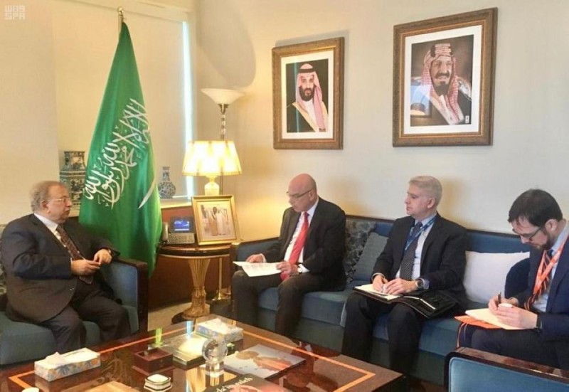المعلمي يلتقي وكيل الأمين العام للأمم المتحدة لمكافحة الإرهاب
