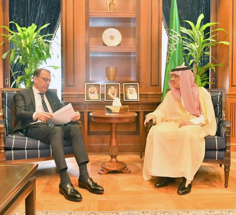الجبير يبحث مع الخارجية الفلندية القضايا المشتركة