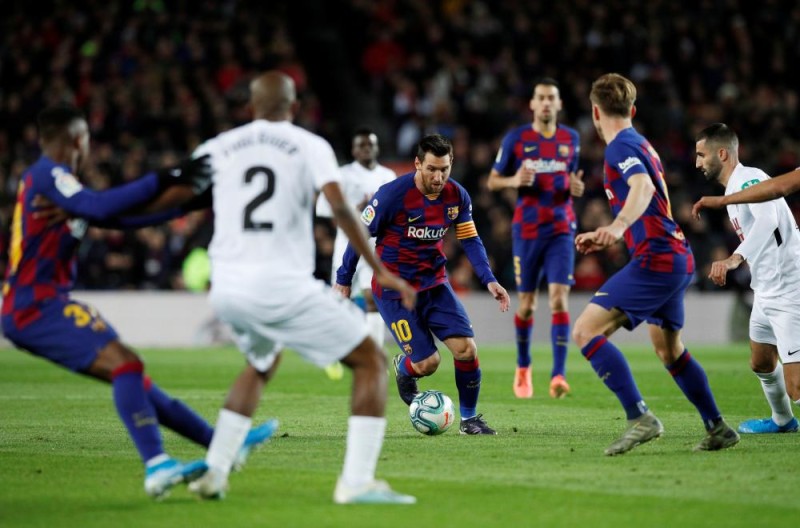 برشلونة يثأر من غرناطة بهدف ميسي