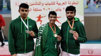 ١١ ميدالية للمبارزة السعودية في العربية