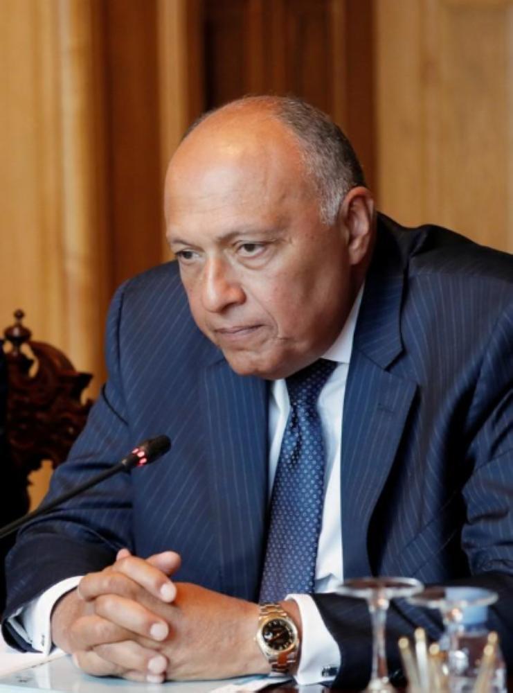 «شكري»: مصر لن تسمح للعبث بأمن ليبيا 