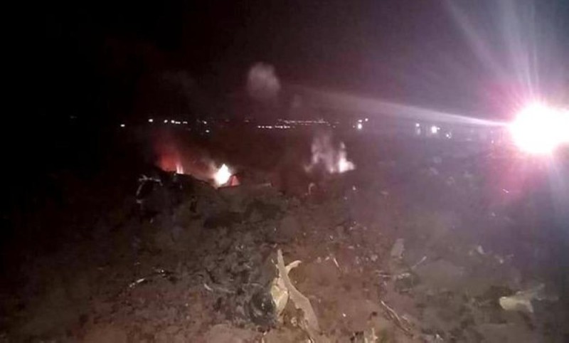 سقوط طائرة عسكرية بالجزائر ومقتل طاقمها