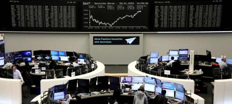 ارتفاع الأسهم الأوروبية بدعم من البنوك